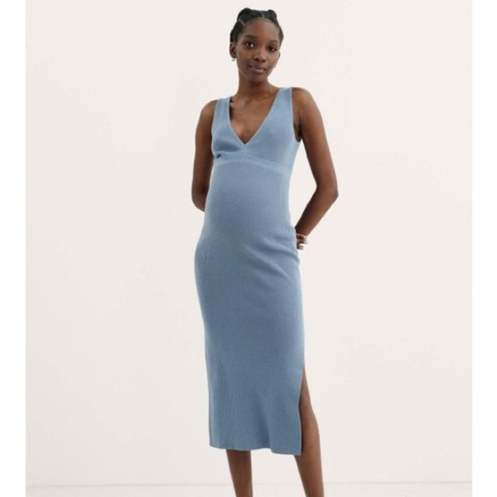 HATCH Elma Rib Knit Dress